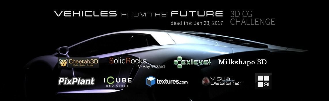 Low Poly Challenge - Vehicles From The Future
