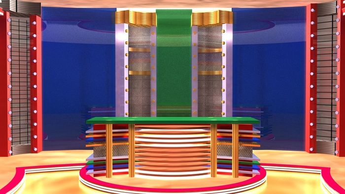 Set Of Tv Talkshow Cgtrader Set Of Tv Talkshow