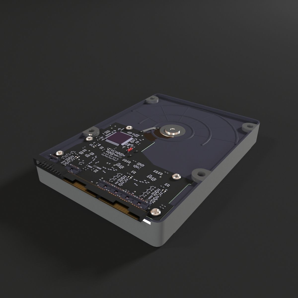 Hard Drive 3D model CGTrader