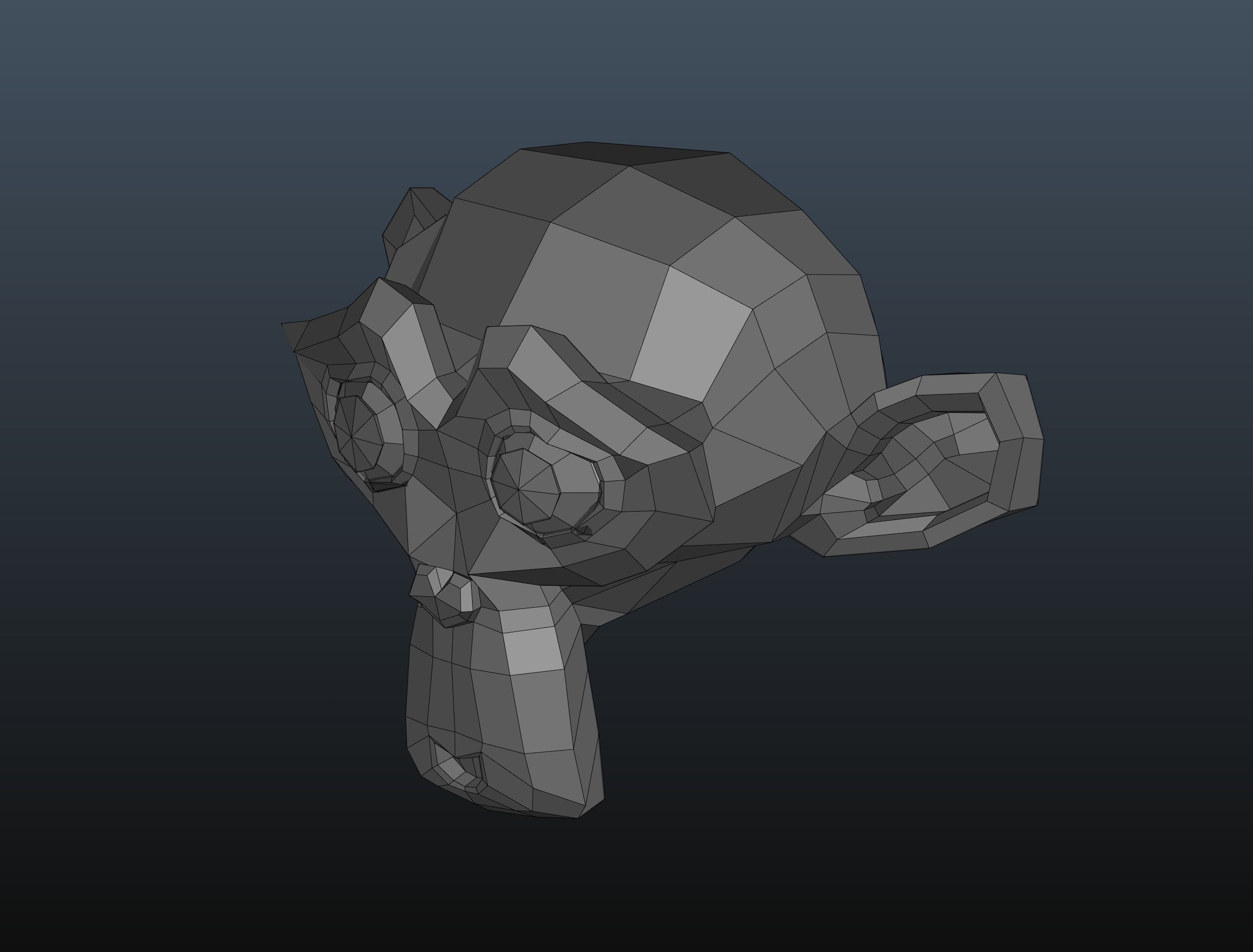 Blender Monkey Suzanne free 3D model CGTrader