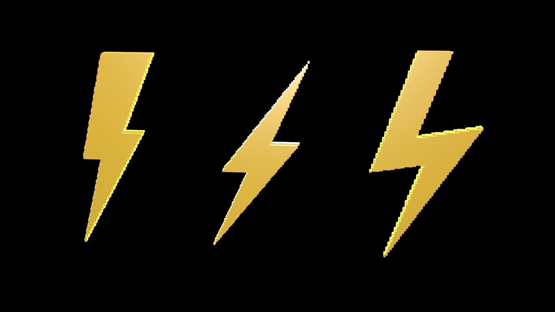 Thunder symbols voxel 4