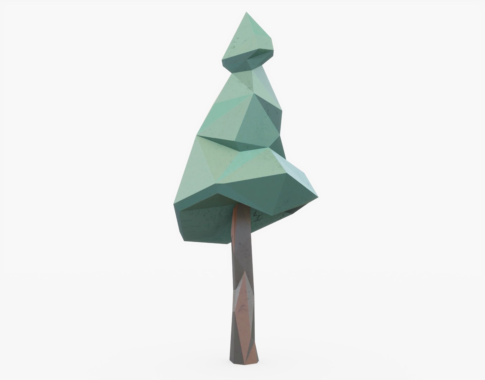 Stylized Tree Low Poly 02 3D model | CGTrader