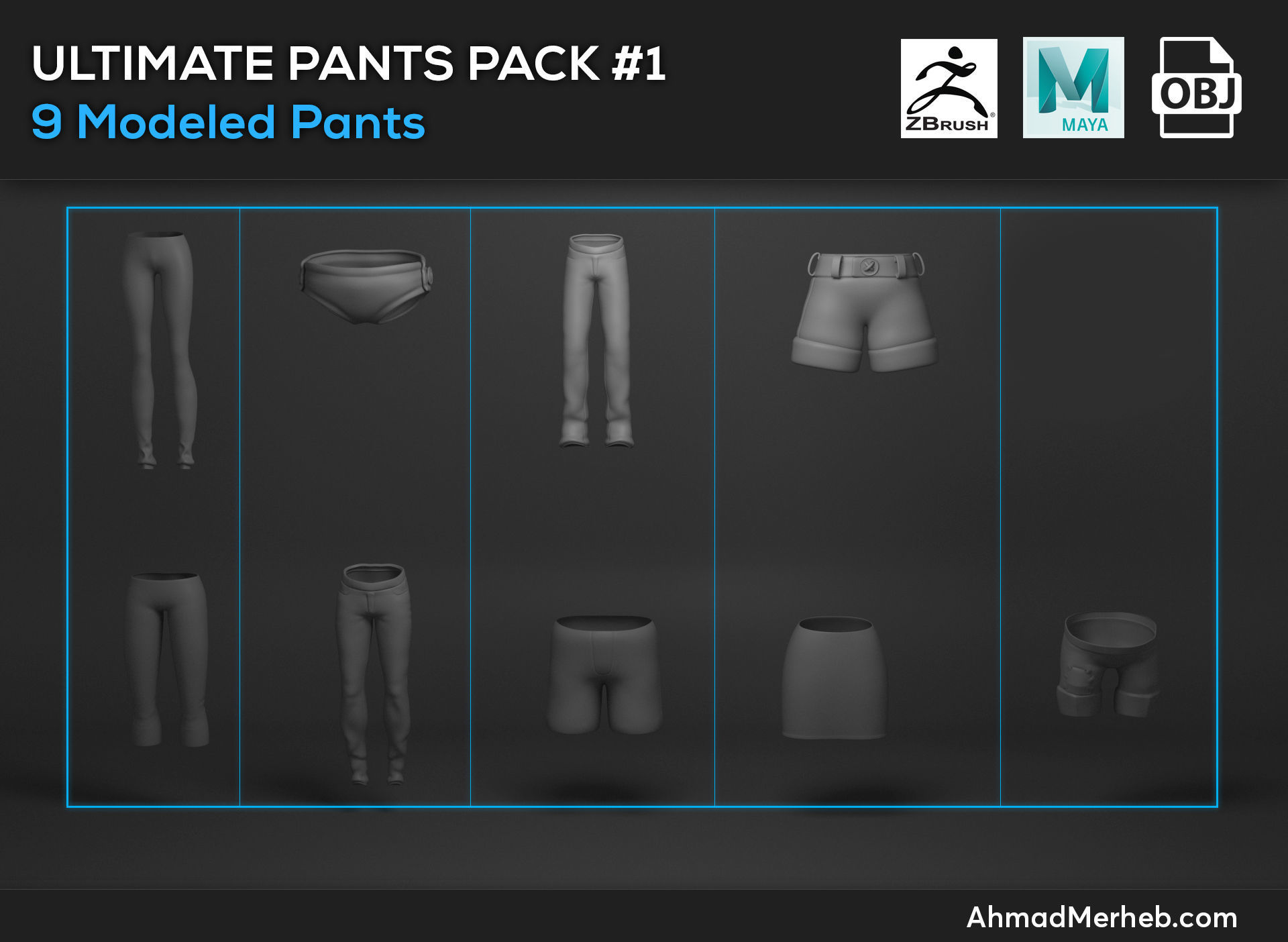 Ultimate Pants Pack 1 Models