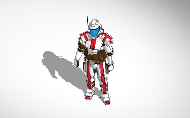 Captain Alpha Free 3D print model