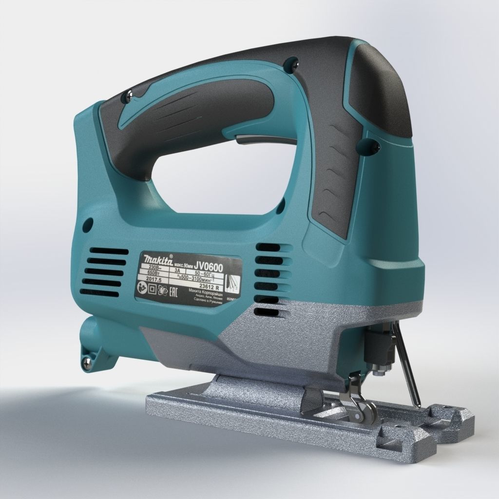 fretsaw Makita JV0600K 3D model CGTrader