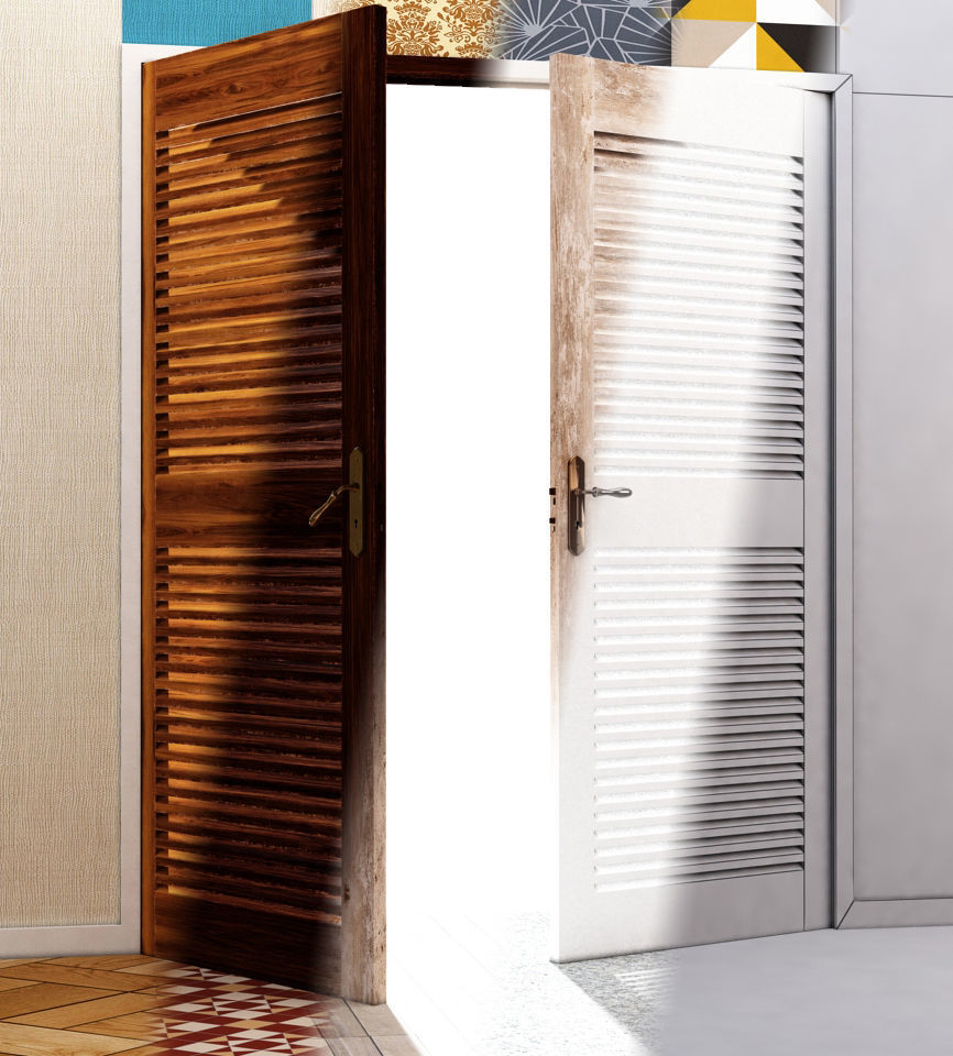 Double Leaf Door 3d Model Cgtrader