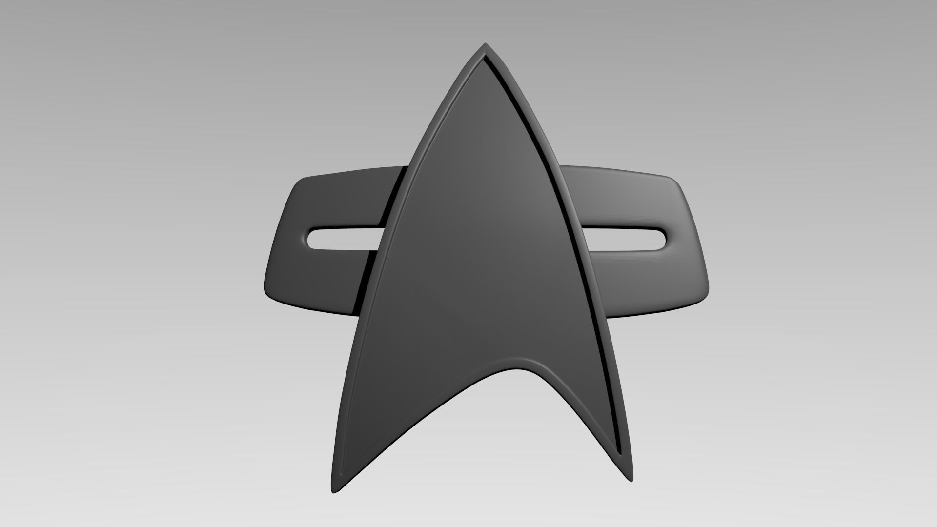 Star Trek Badge Voyager Ds9 Picard 3D model 3D printable | CGTrader