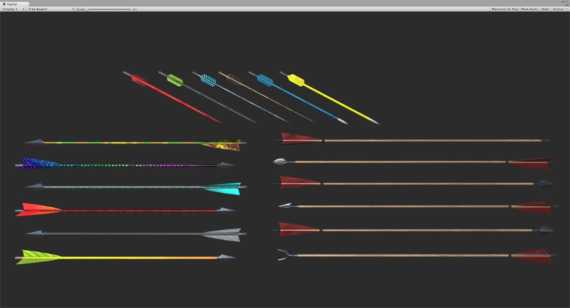 3D model Ultimate Bows and Arrows Vol1 VR / AR / lowpoly CGTrader