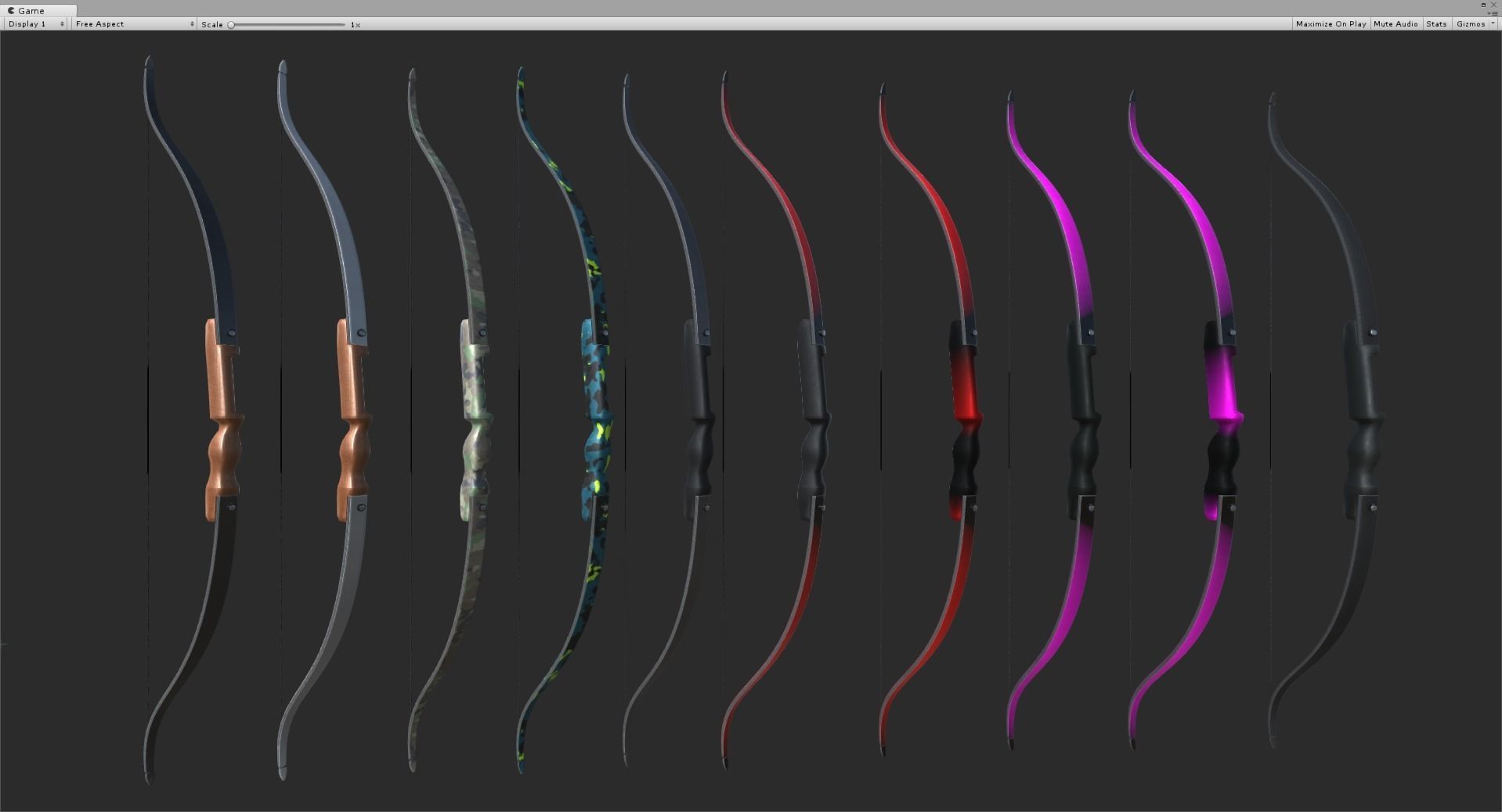 3D model Ultimate Bows and Arrows Vol1 VR / AR / lowpoly CGTrader