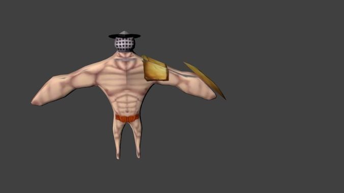 3D model simple gladiator VR / AR / low-poly | CGTrader
