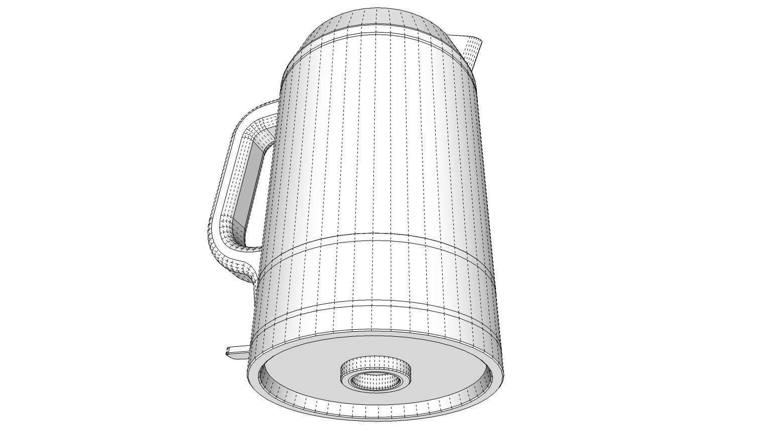 Glass Kettle 3D model CGTrader