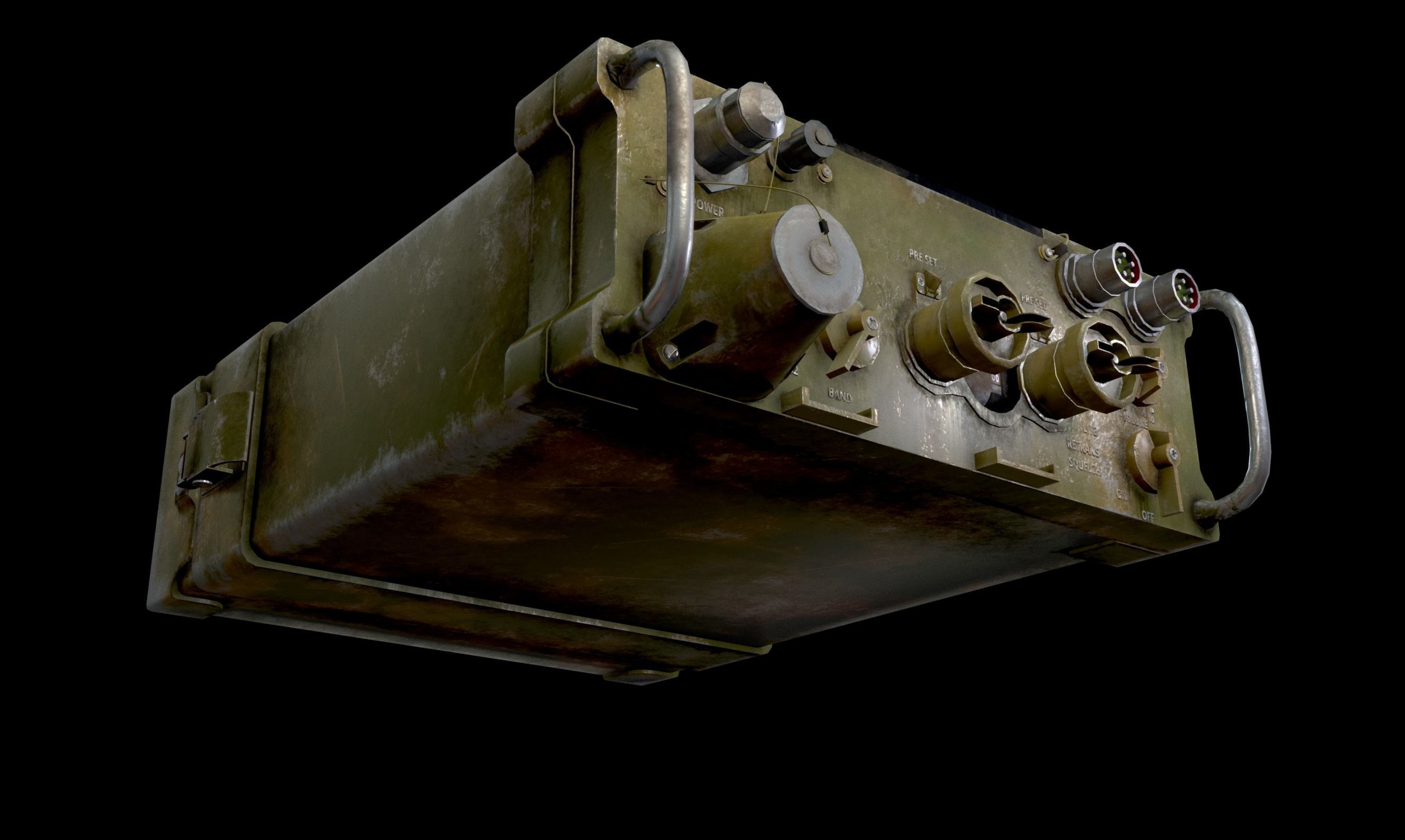 3D model AN - PRC-77 Portable Radio Transceiver - Detailed Military ...