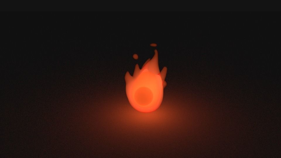 Little Fire 3d Model Cgtrader