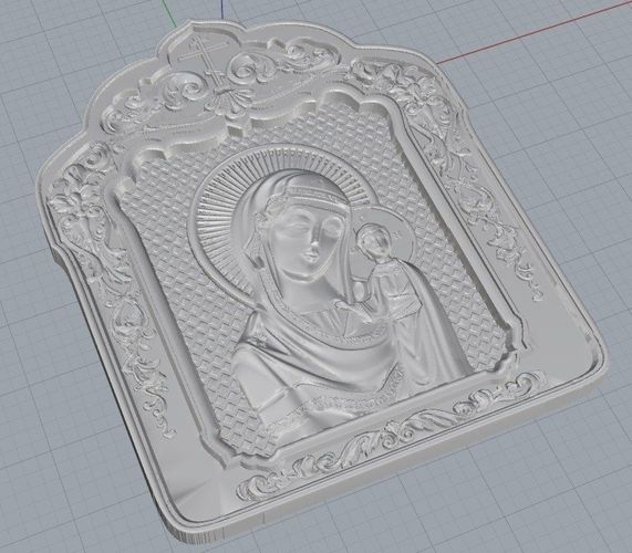 Saint Icon 3 3D model 3D printable | CGTrader
