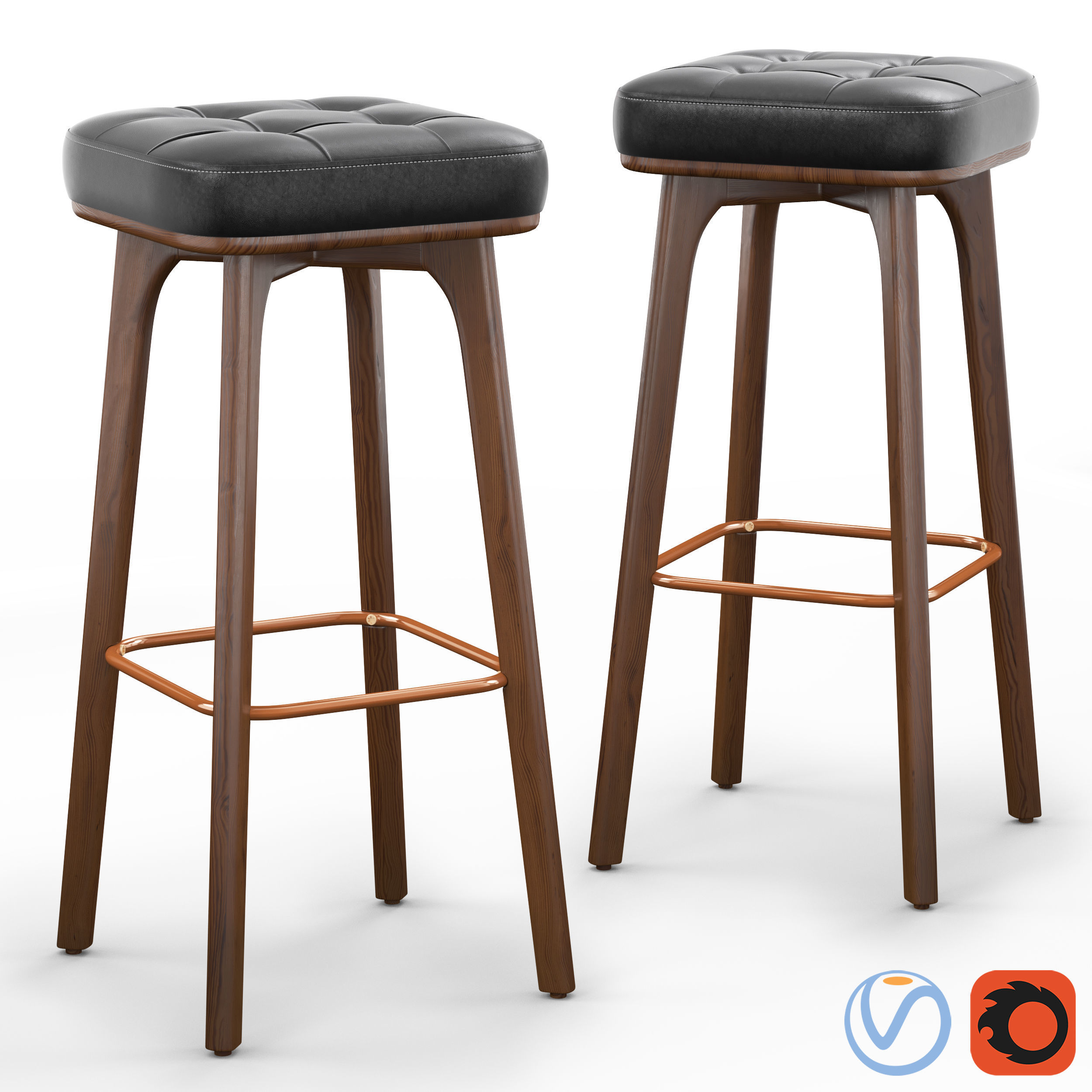 3d Winchester Solid Wood Bar Stool Cgtrader Winchester Solid Wood Bar Stool 3d Model Max Obj Mtl Fbx 1