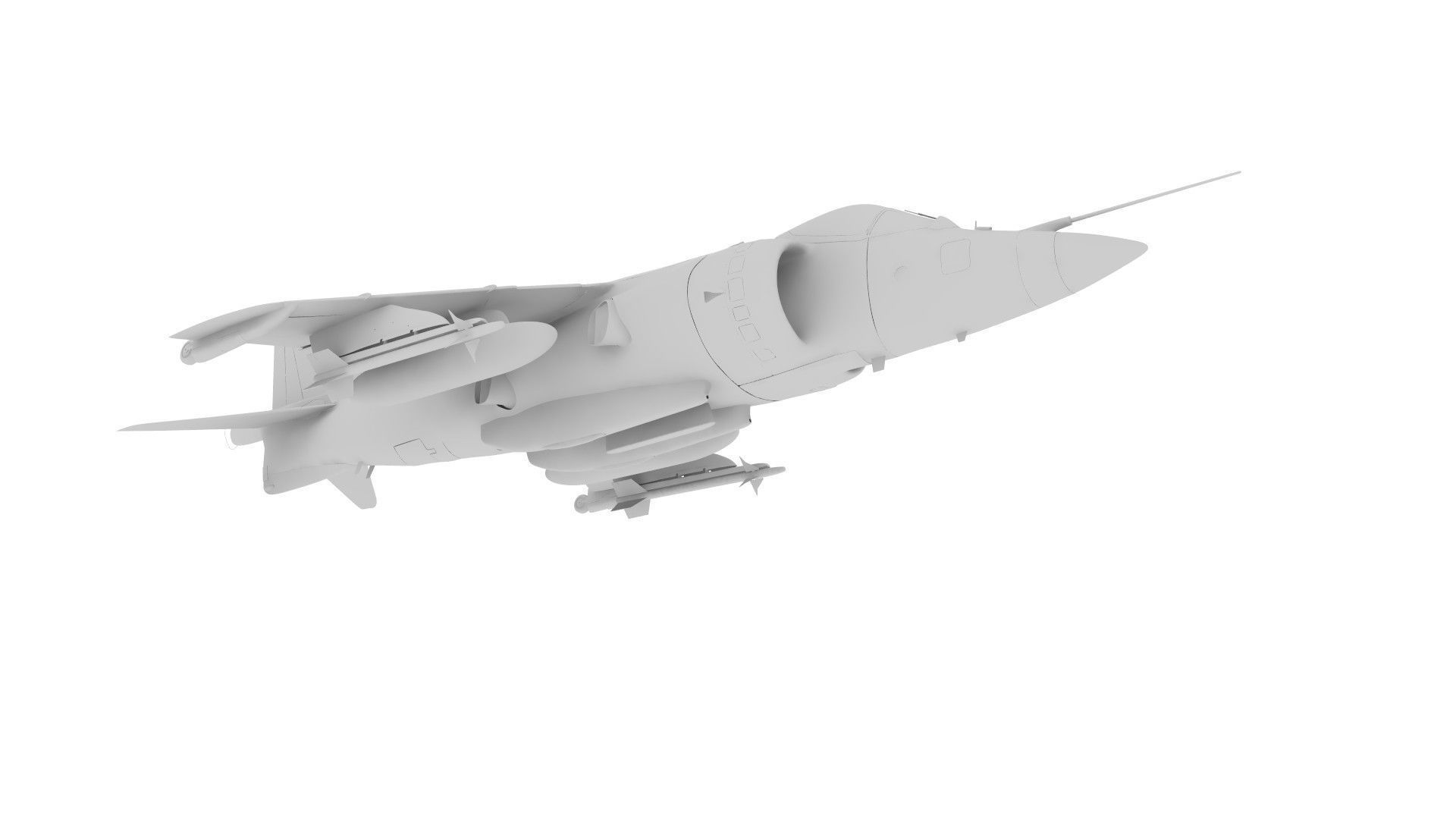 Sea Harrier FRS1 3D model | CGTrader