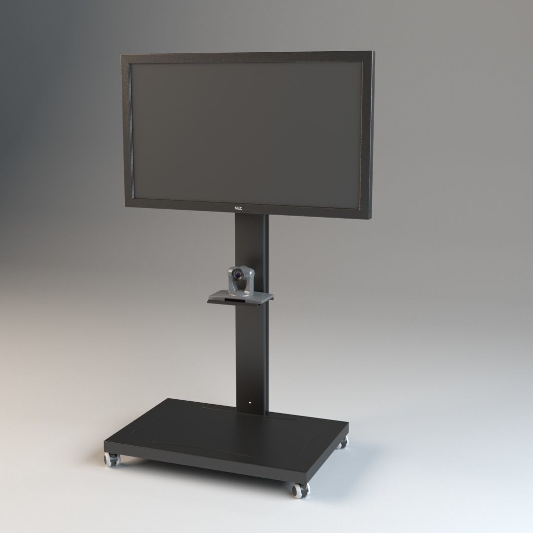 Tv stand camera and TV 3D model CGTrader