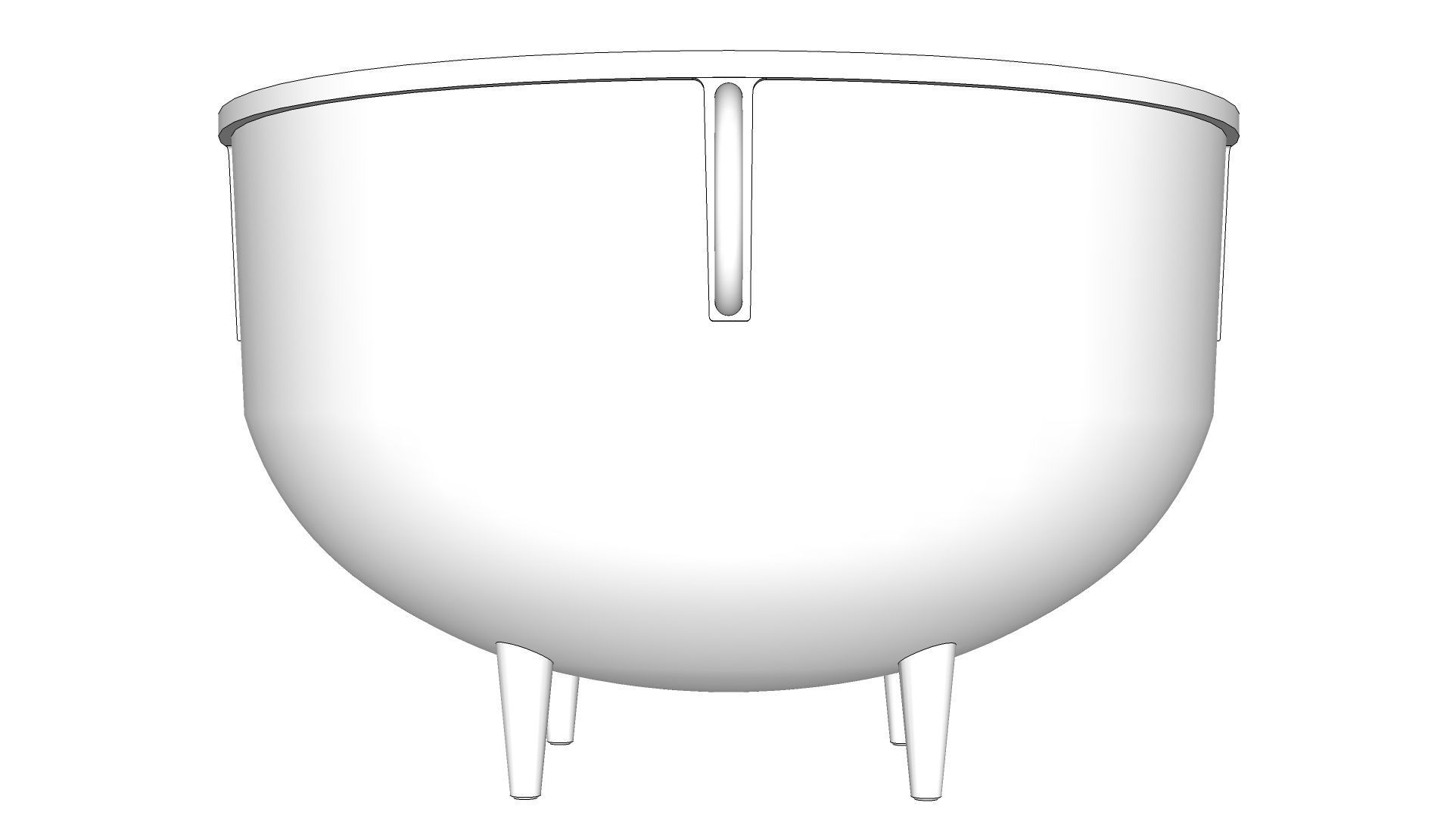 Iron Pot 3D model CGTrader