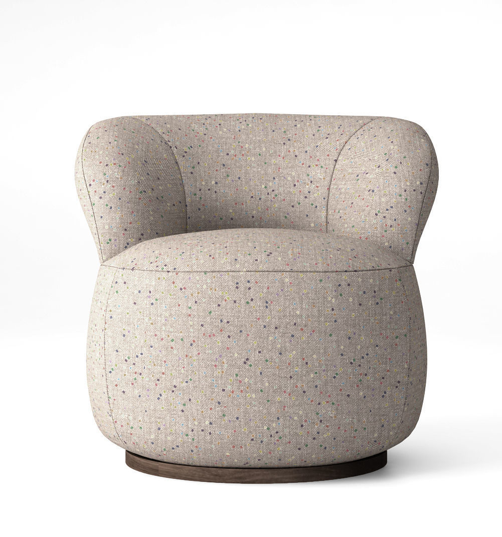 Jardan Joy armchair and Ottoman 3D model CGTrader