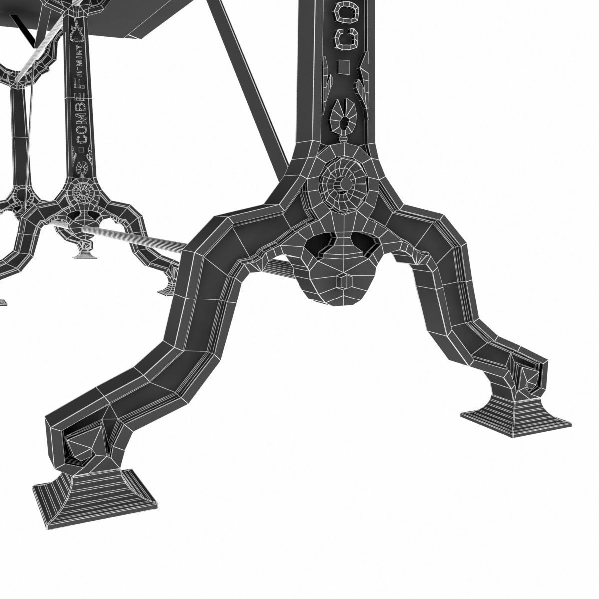 Restoration Hardware Factory Zinc Cast I... 3D Model .max .obj .fbx