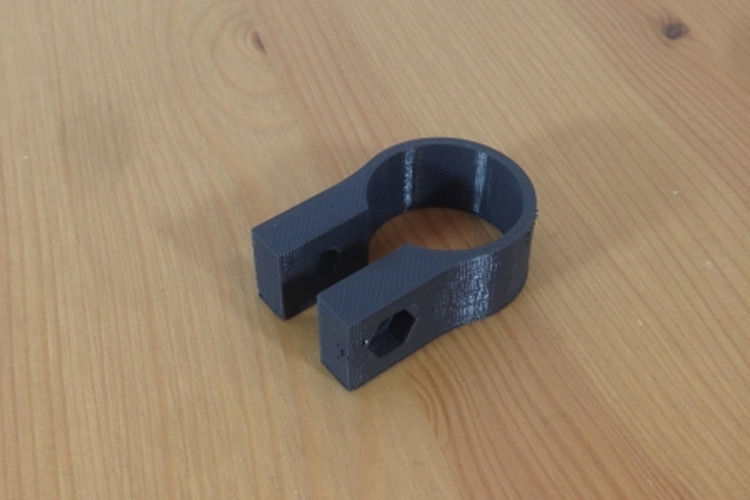 Bike clip for rear mounted light free 3D model 3D printable CGTrader