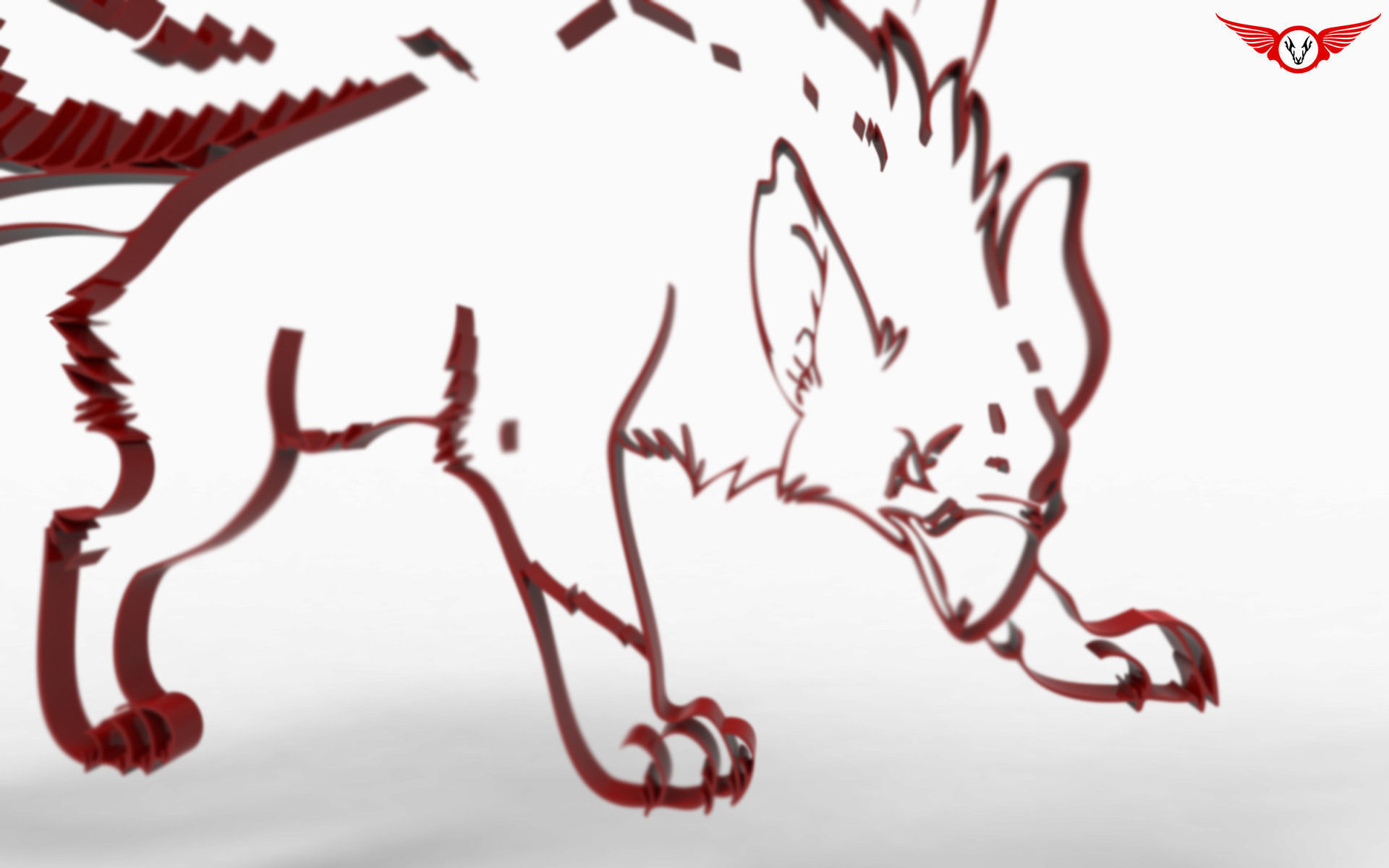 Griffin frame free 3D model CGTrader