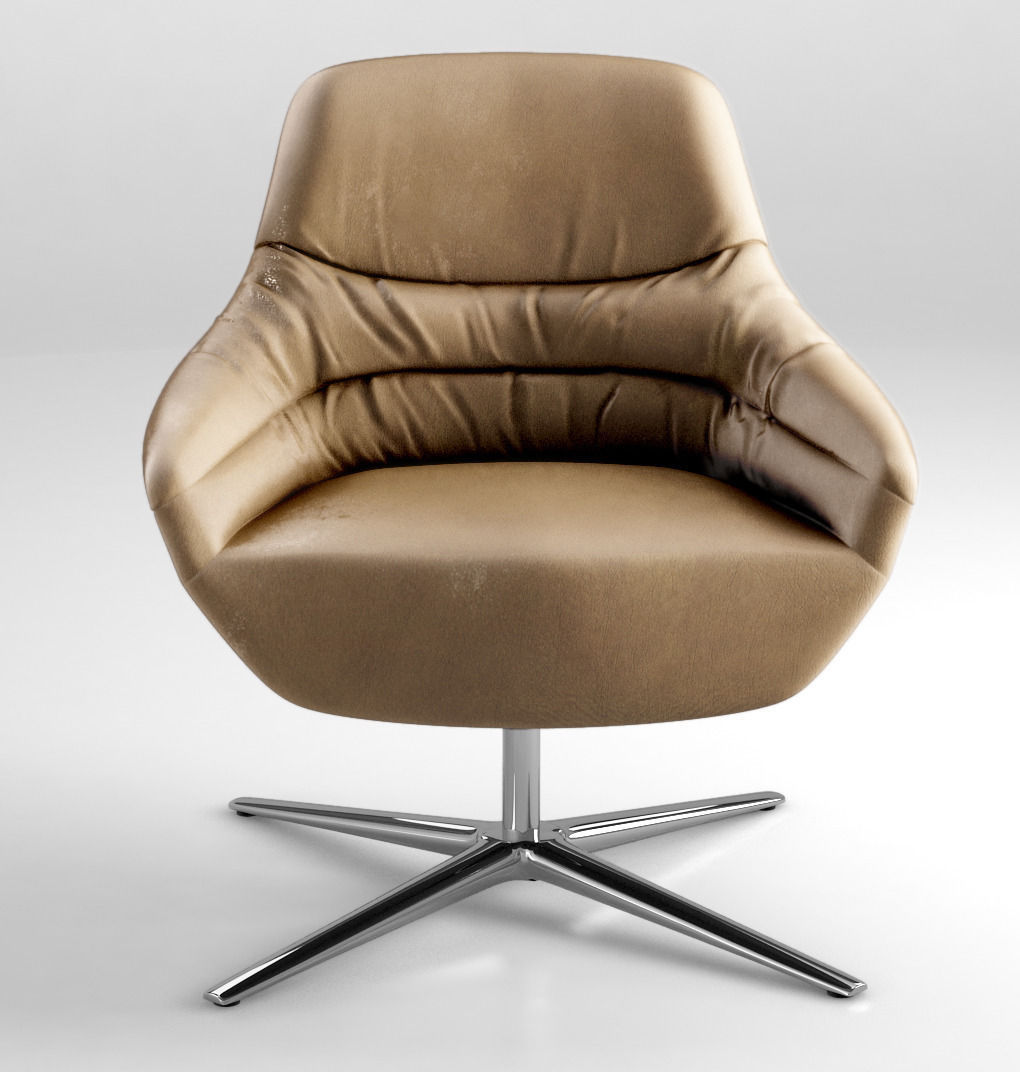 Walter Knoll Kyo Lounge chair 2015 3D Model MAX OBJ