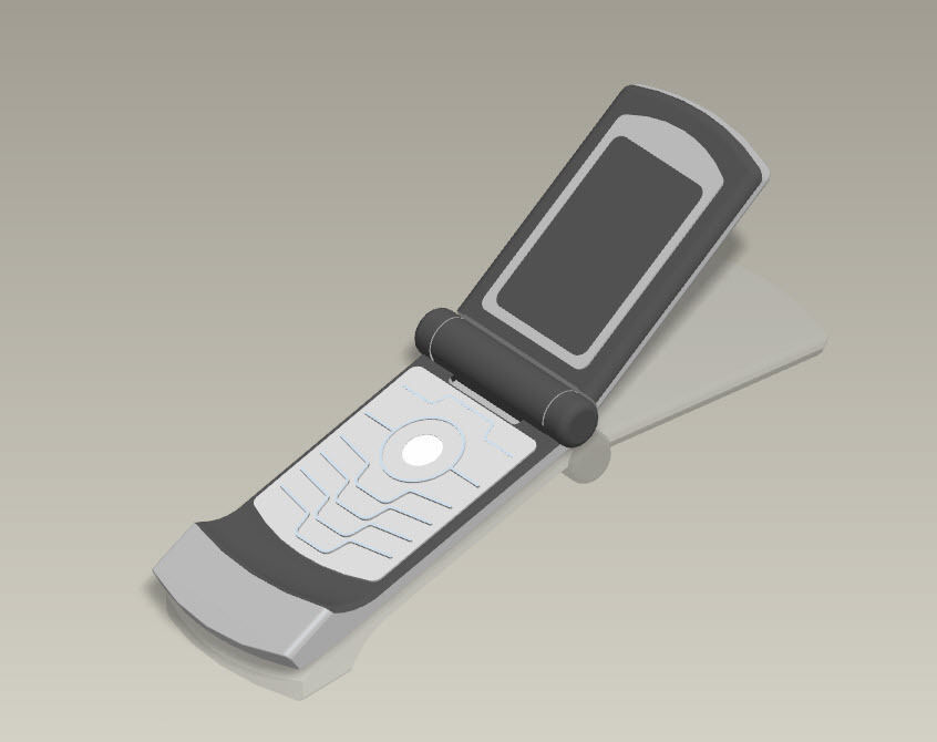 Motorola RZR Flip Phone free 3D model | CGTrader