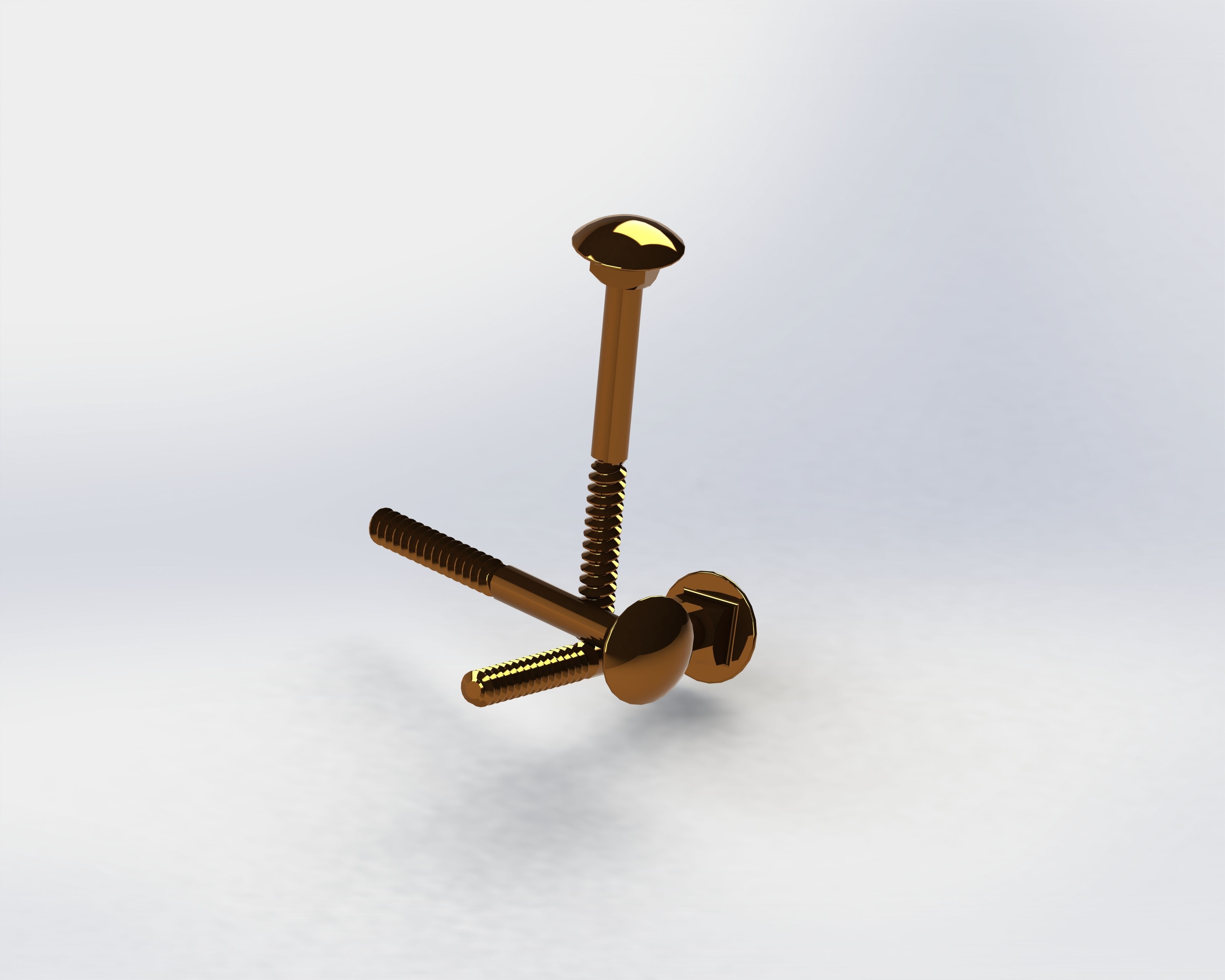 3D French Screws CGTrader