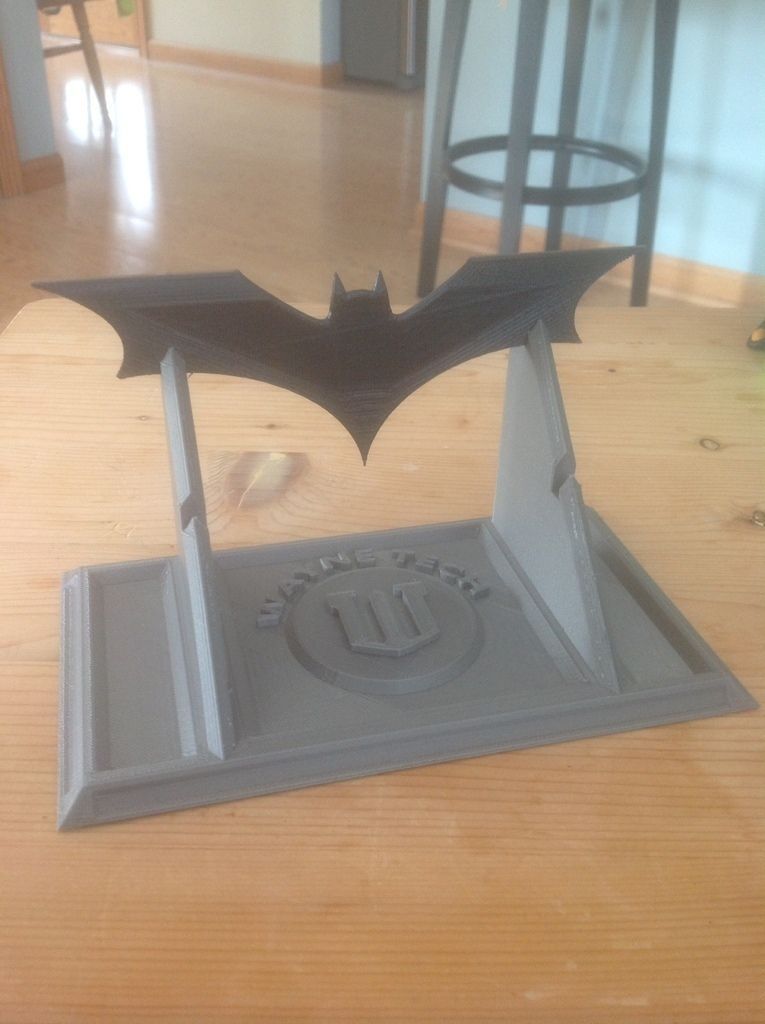 Batarang Display Stand free 3D Model 3D printable STL