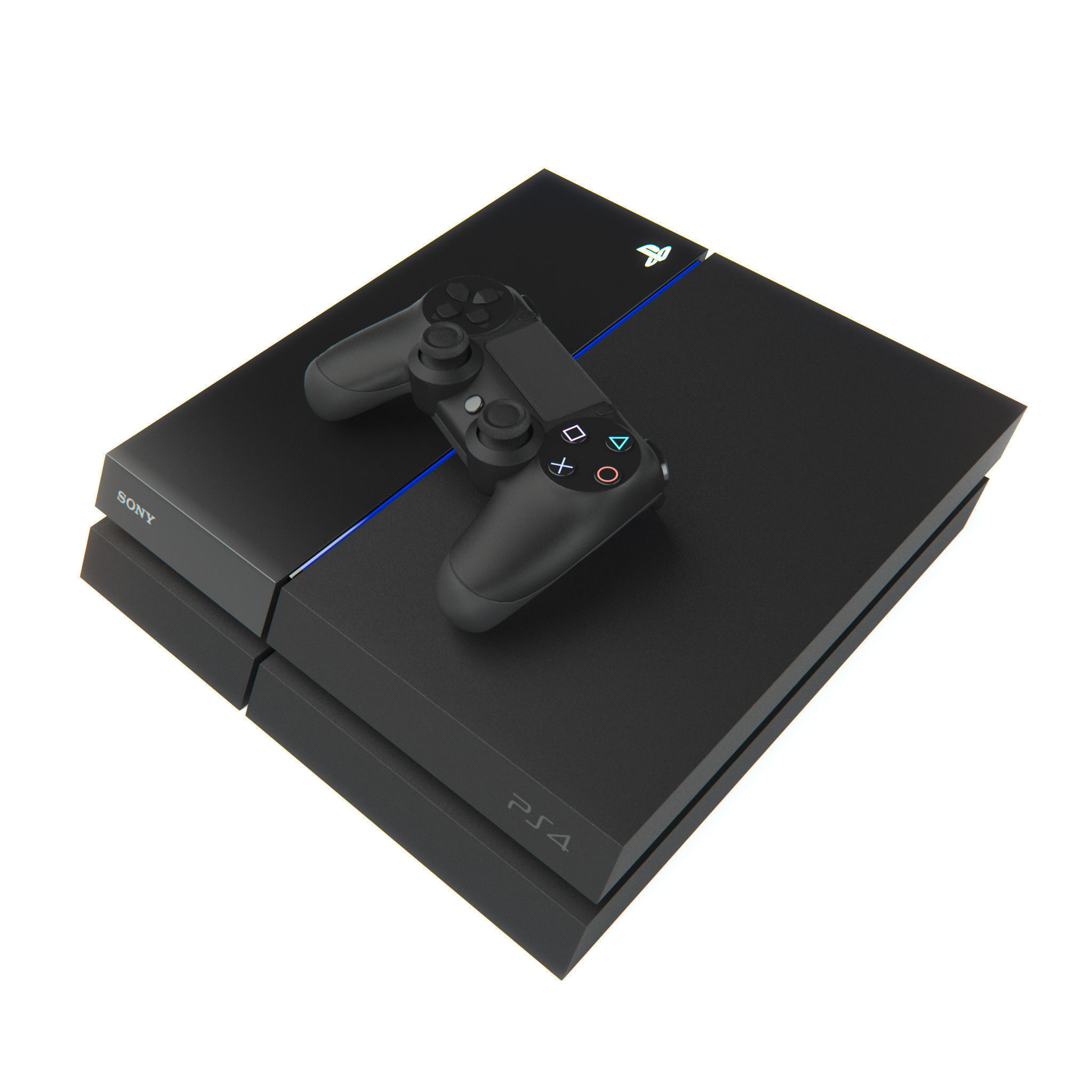 Sony PlayStation 4 3D model CGTrader