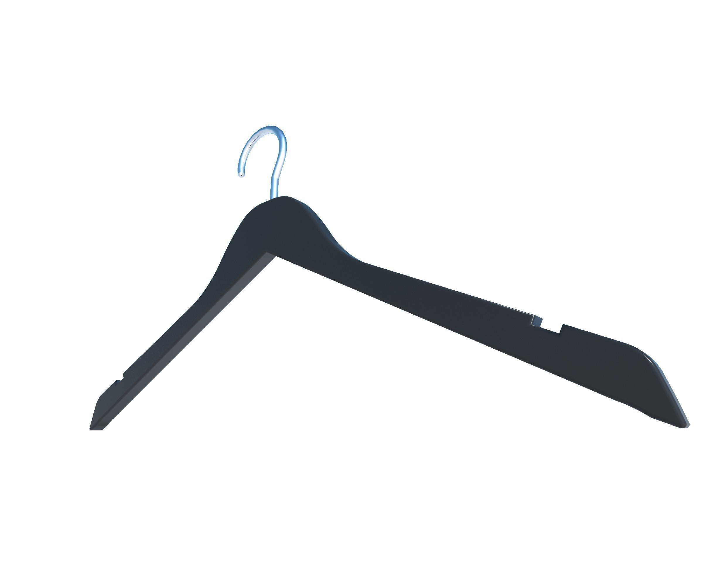 3D model coat hanger VR / AR / lowpoly OBJ