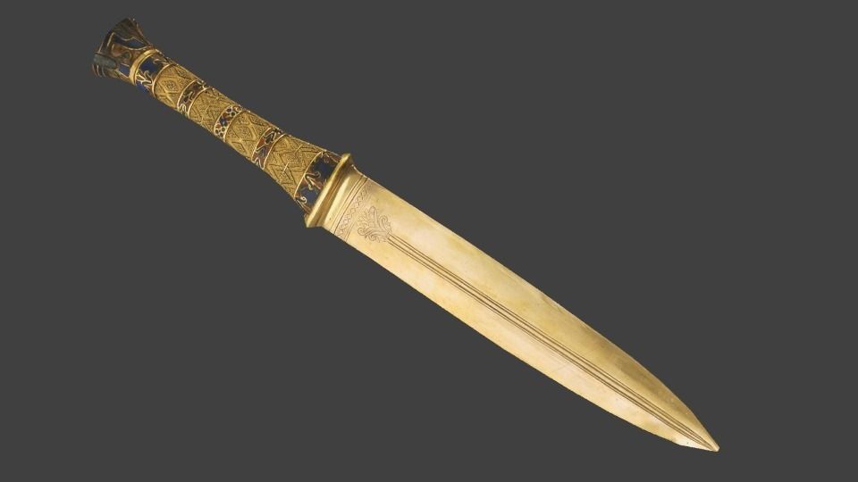 Egyptian Knife 3D model CGTrader