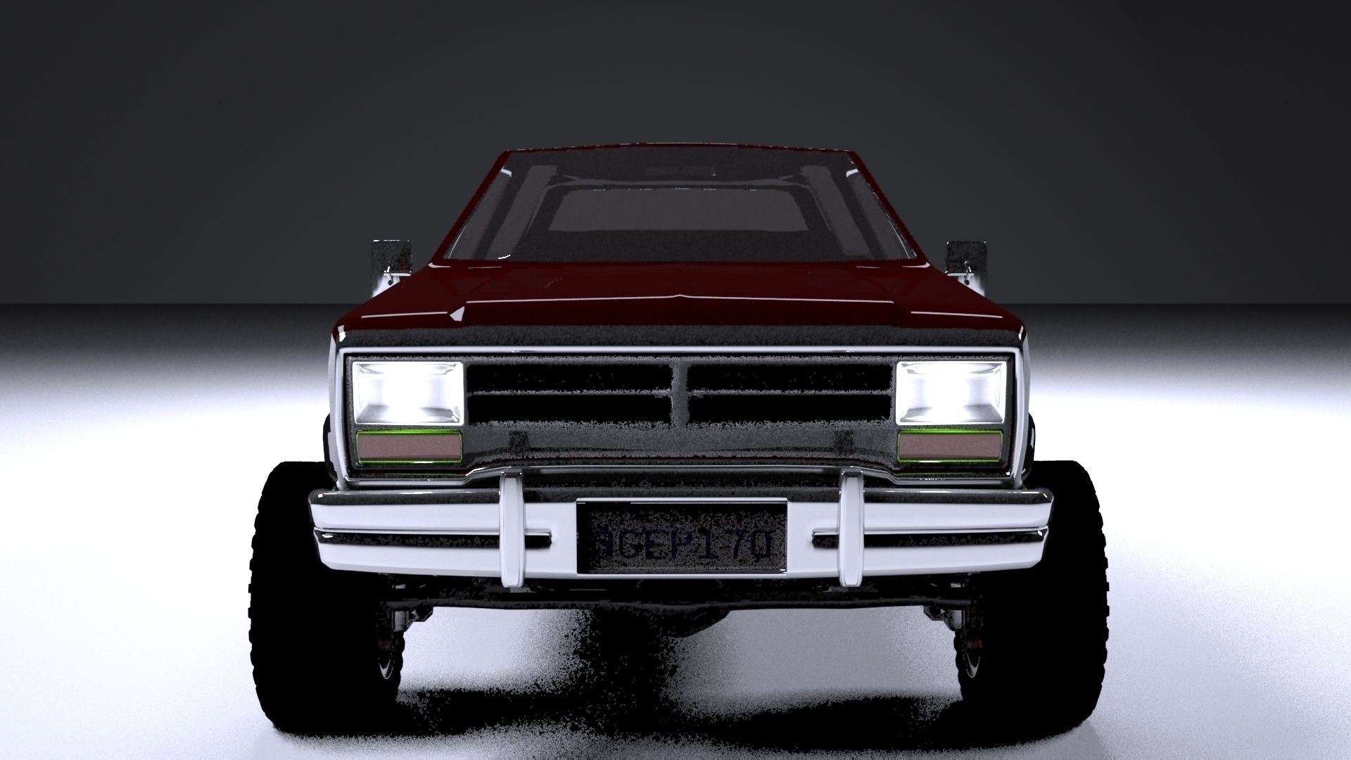 Dodge Ramcharger 1980 truck 3D model | CGTrader