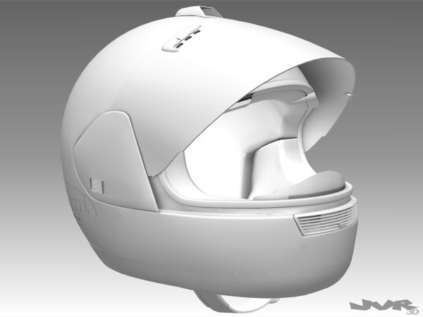 Motorcycle Helmet 3D Model MAX OBJ 3DS FBX DXF | CGTrader.com