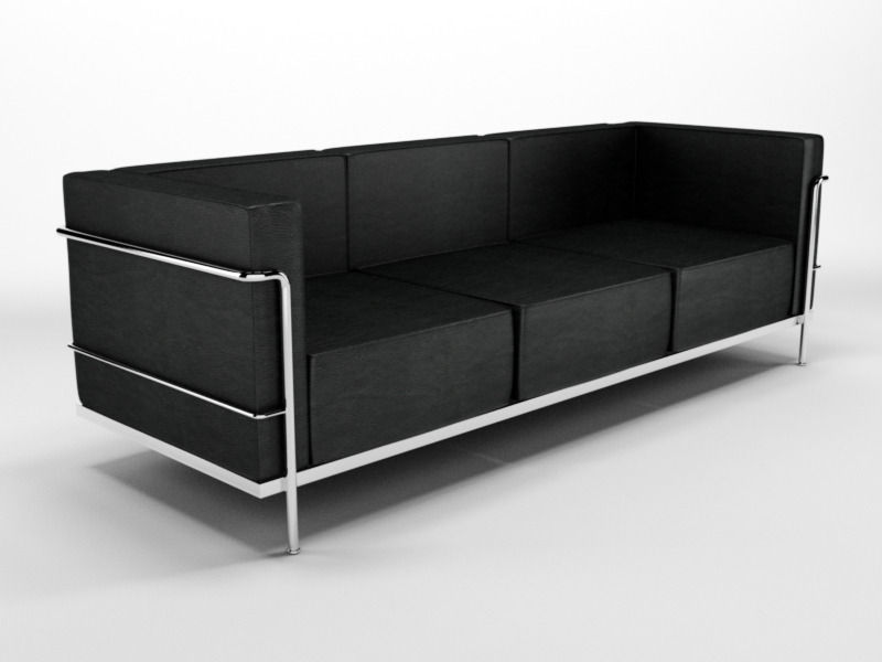 3d Model Le Corbusier Sofa N88 Cgtrader