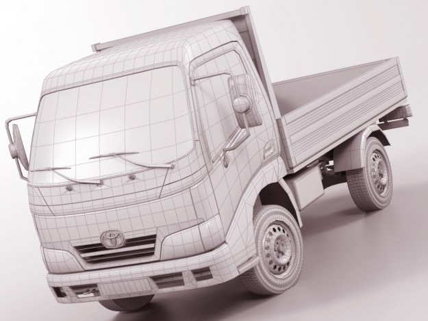 Toyota Dyna 3D model | CGTrader