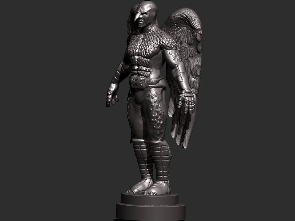 Birdman Statue 3D model 3D printable CGTrader