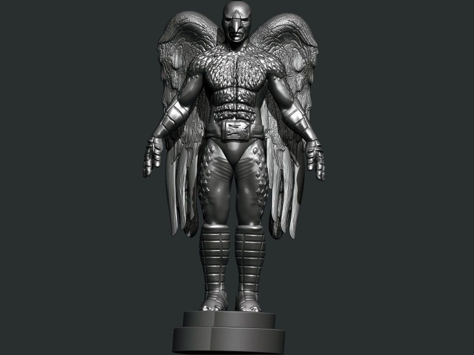 Birdman Statue 3D model 3D printable CGTrader