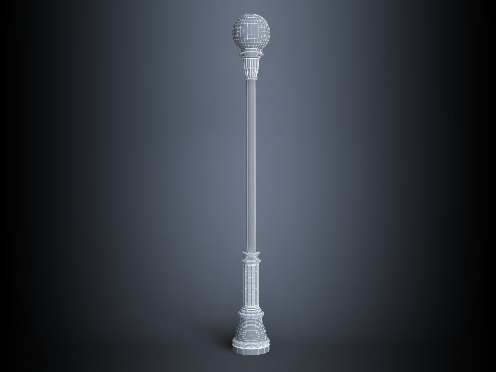 AmericanElectricLighting LCR series Cresthill street lamp 3D model AmericanElectricLighting LCR series Cresthill street lamp 3D model