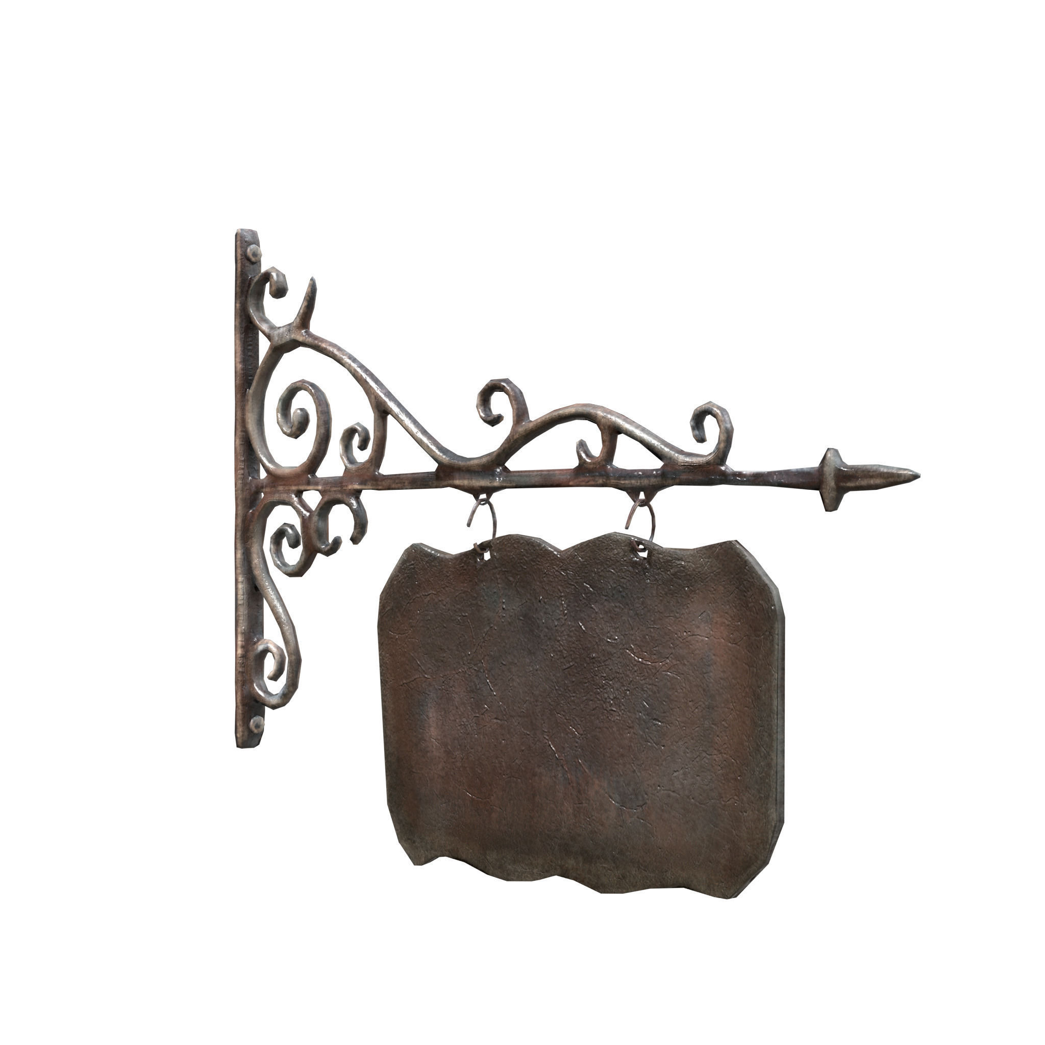 Signboard cast iron