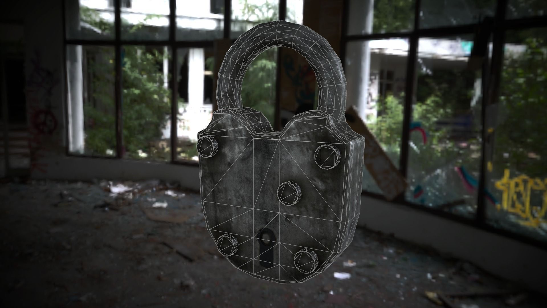 3D model Padlock VR / AR / lowpoly CGTrader