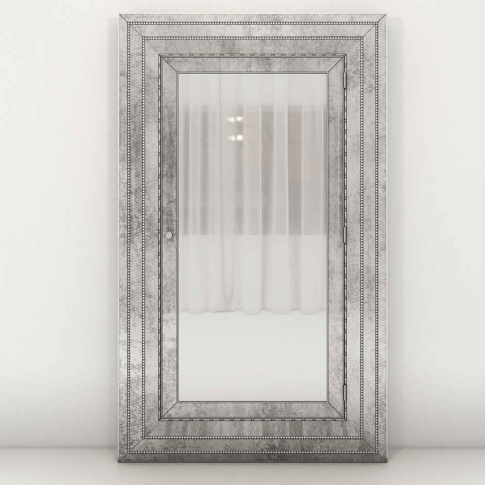 Hooker Furniture Melange Glamour Floor Mirror 3D model CGTrader