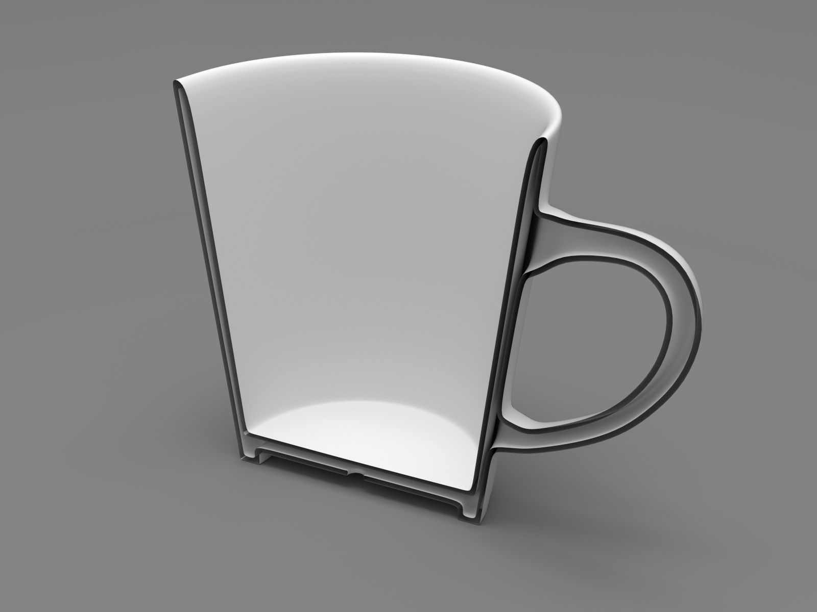 Simple Coffee Mug 3D Model 3D printable OBJ STL | CGTrader.com