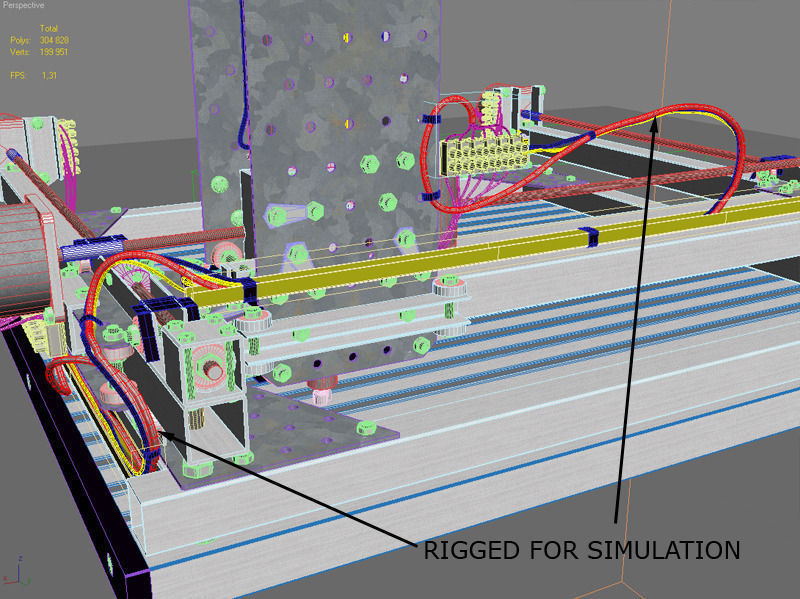 CNC router homebuild 3D model animated rigged | CGTrader