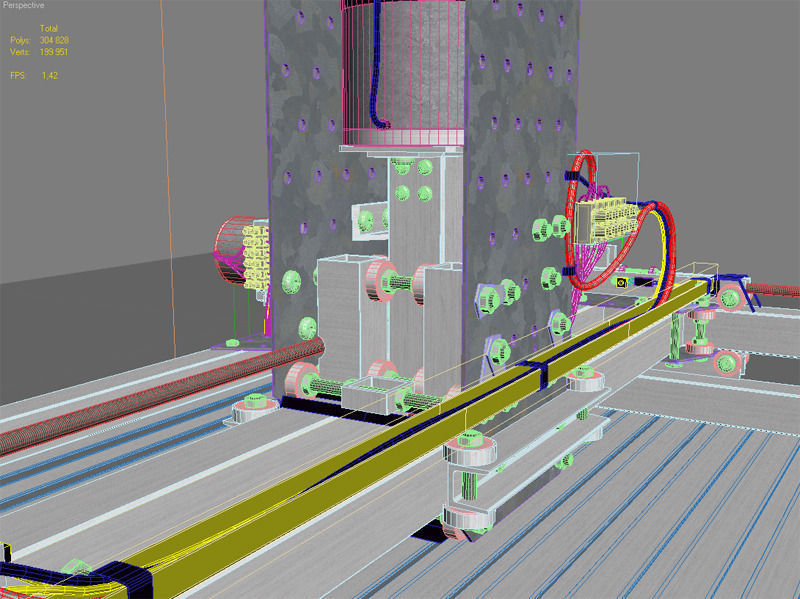 CNC router homebuild 3D model animated rigged | CGTrader