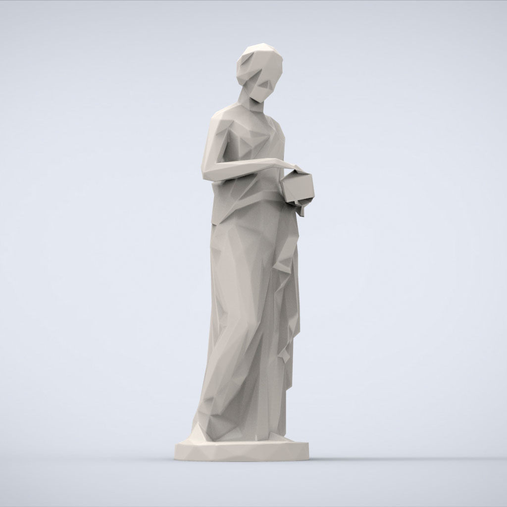 Printable Pandoras box Lowpoly Style 3D model 3D printable | CGTrader