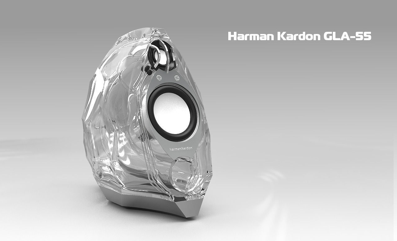 Harman Kardon GLA-55 speakers 3D model | CGTrader Harman Kardon GLA-55 speakers 3D model | CGTrader