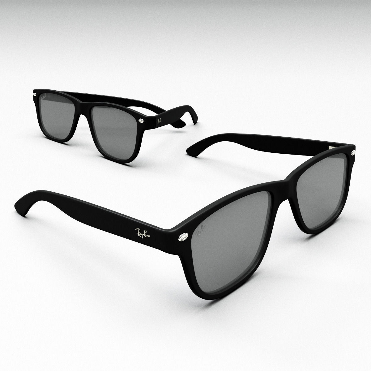 ray ban glasses free 3D Model OBJ MTL CGTrader.com