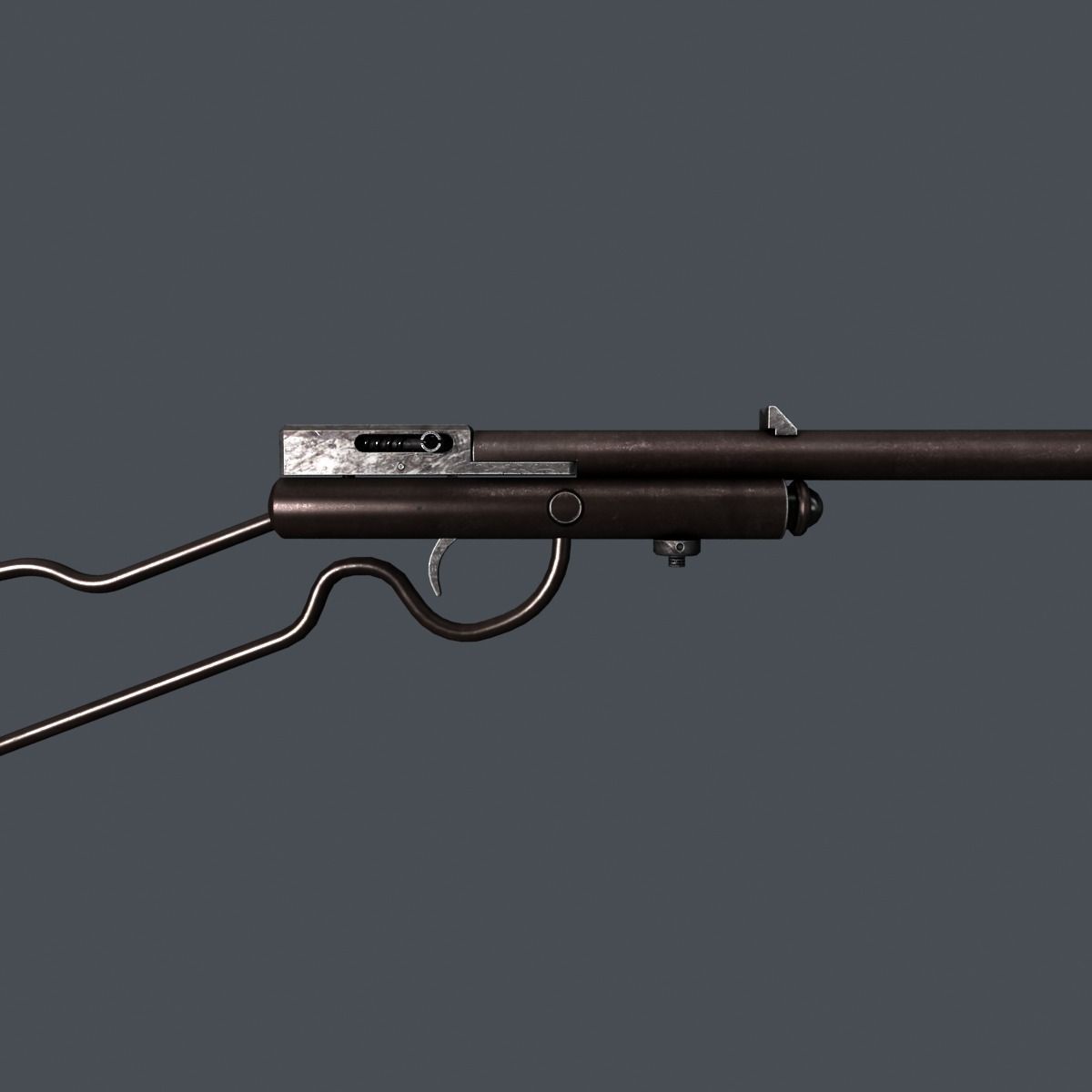 3D model Quackenbush Bicycle Pump Rifle VR / AR / lowpoly CGTrader